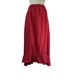 Women's Oh My Gauze! Red High-Low Skirt - Size XL